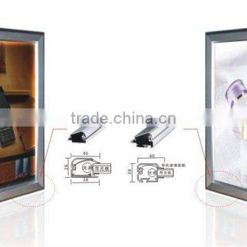 China Xindongrui Aluminum Factory High Quality Aluminum Extrusion Profile for Four Sides Opening Ultra Thin Lightbox Frames photo-4