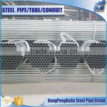 3"1.8mm Hot Dipped Round Steel Galvanized Pipe Used For Construction