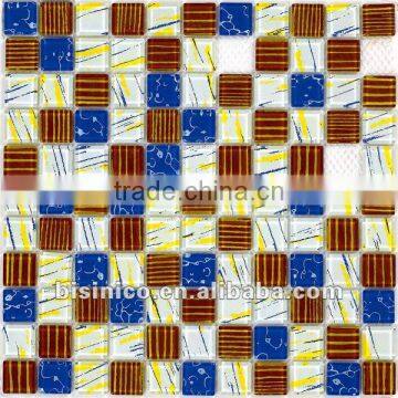 Popular Art Crystal Glass Mosaic Tile