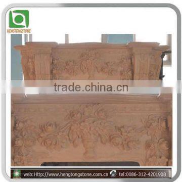 Indoor Decoration Bulding Stone Fireplace photo-2