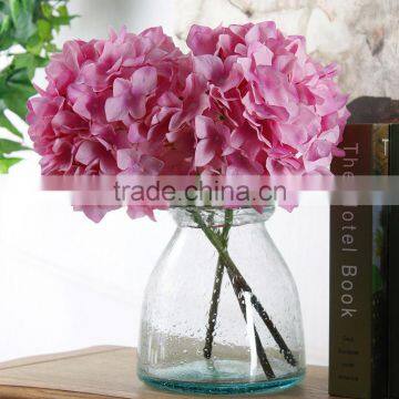 Home & Wedding Table Decoration Silk Hydrangea Artificial Flowers for Sale photo-3