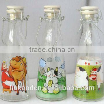 haonai geliable glass products,round glass bottle