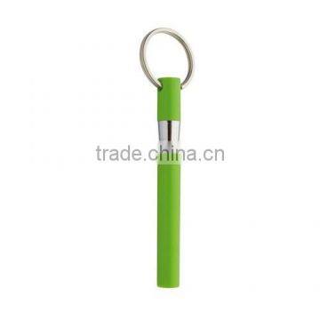 Colorful Promotional Mini Pen Plastic Ball Pen With Metal Ring