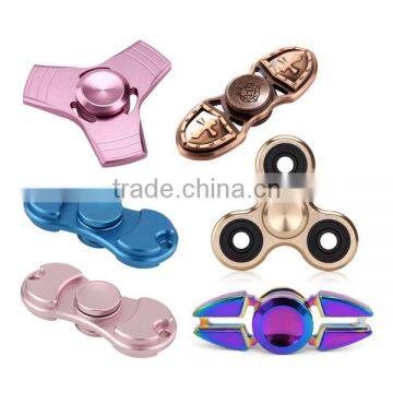 Right-angle Brass Metal Fidget Spinner With OEM Brand Tri-spinner Dust-free Brass Spinner photo-6