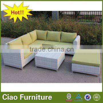 White Color Garden Sofa Set Garden Line Patio Furniture photo-2