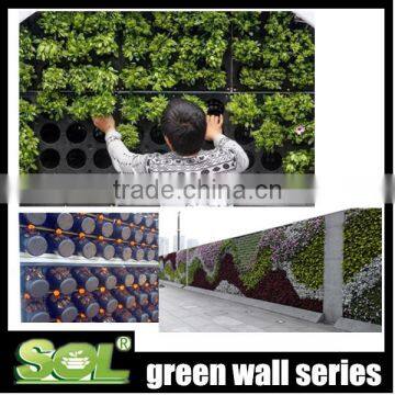 Plastic Rectangular Box Garden Pots Wall System