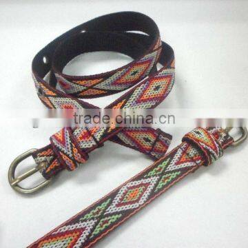Cotton ladies belts