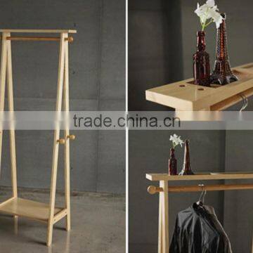 Wooden Coat Rack Wooden Cloth Rack Living Room Funiture photo-3