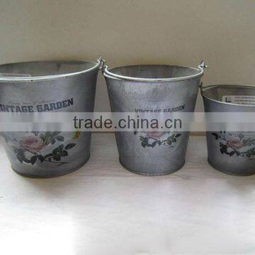 2104 New metal flower pot