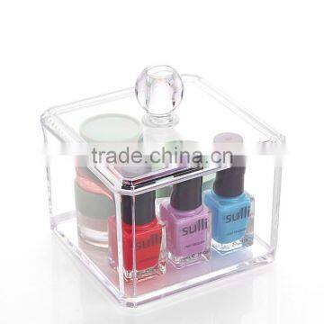 Clear Acrylic Cotton Ball and Swab Holder Case/ Cotton Ball Container photo-2