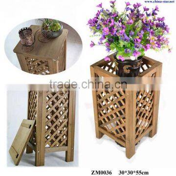 wooden flower display cabinet