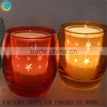 Double Layer Glass Candle Holder