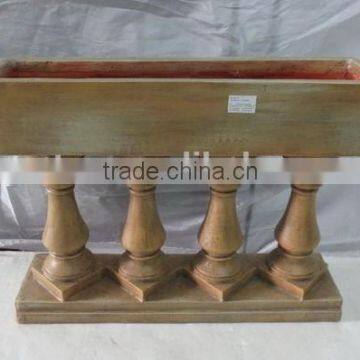 Garden Fiberglass Clay Flower Pot Fence photo-2
