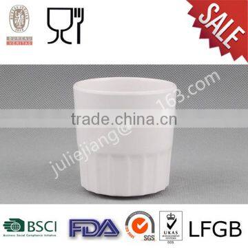 White Tea Cup Melamine for Drinking