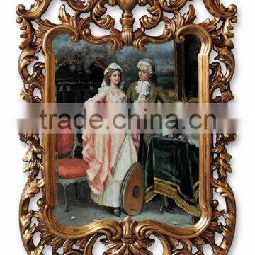 FA-132G-01 Vintage Waterproof Frame Oil Paintings for Home&hotel Decoration photo-2