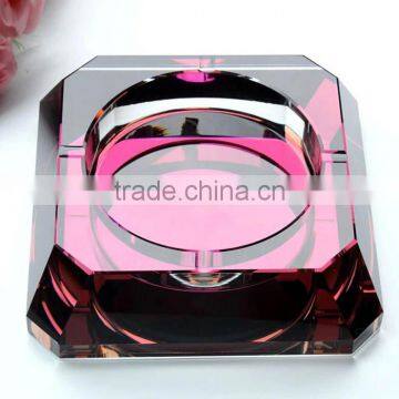 Grey Color Square Crystal Ashtray photo-2