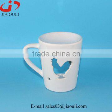 Sepecial Design Colors Cheap Ceramic Cup Shape Oil Burners, Oil Warmer photo-3