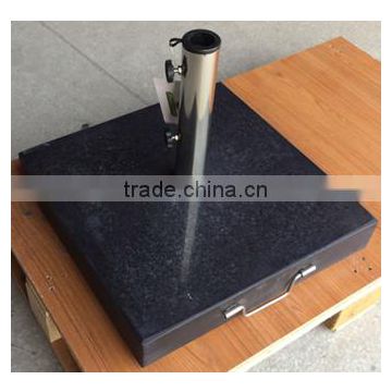 black granite marble base