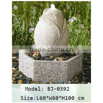 Flower Bud Shape Garden Granite Water Fountain photo-3
