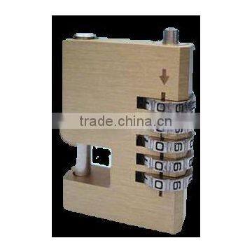 4 Dial Number Solid Brass Combination Padlock For Gym and Sheds Toolboxes photo-2