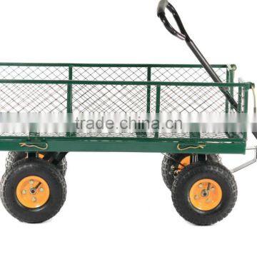 Garden Cart Mesh Hand Cart With Four Wheels Hand Trolley TC1840 photo-5