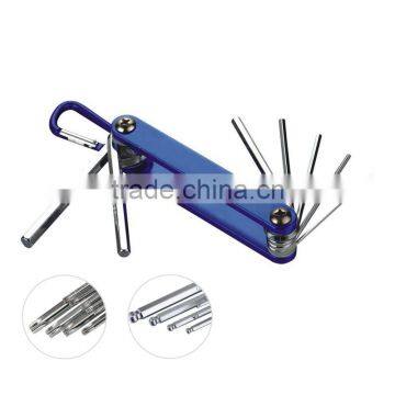 8pcs hex key wrench set(17036 Folding Wrench Set, Wrench, multifunction)