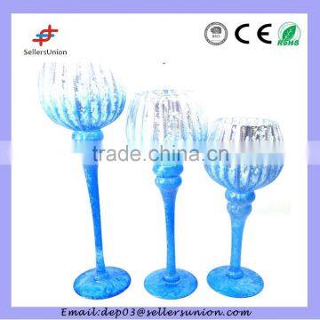 Glass Tealight Candle Holder Set