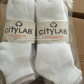City LAB Branded Socks Stock Lot, Towel Cotton Athletic Socks 20,000pcs photo-3