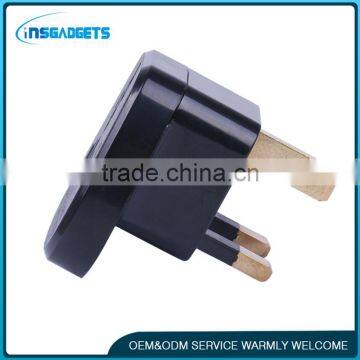 China Supplier Black uk Euro Plug Adapter photo-2