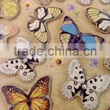 Lovely & Vivid Butterfly Sticker in Various Colors, Popular Scrapbooking Decorative Sticker photo-5