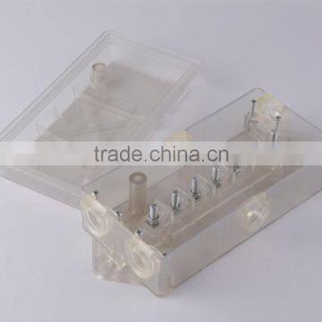S80528 Trailer Wiring Junction Box for 7 Way or 6 Way Trailer Wire Connectors transparent