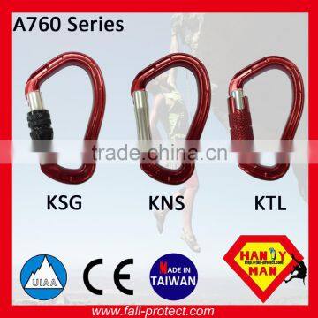 25KN Aluminum Material Mountain Climbing Carabiner With Twist Lock photo-5