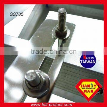 Vertical Lifeline System Stainless Steel Ladder Anchor Point With U Pins photo-4