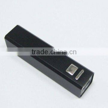 Mini Rechargeable 2600mAh Cuboid Shape Portable Metal Sales Promotion Gift Power Bank photo-5