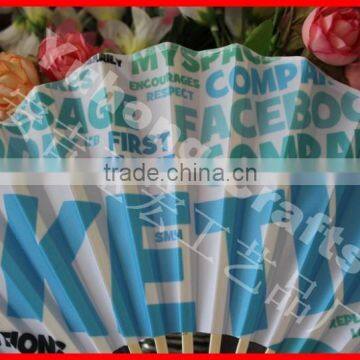 Bamboo Cloth Hand Fans for Gift photo-3