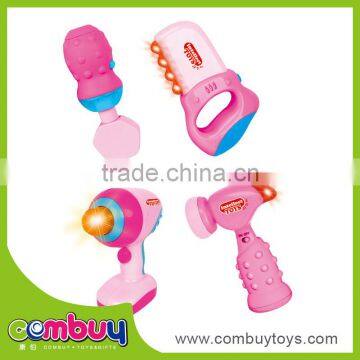 New invention plastic music toy mechanic pink baby tools