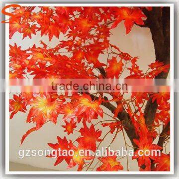 Large Outdoor Decoration Artificial Tree Home Decoration Artificial Maple Tree Fiberglass Fake Artificial Red Maple Tree photo-6