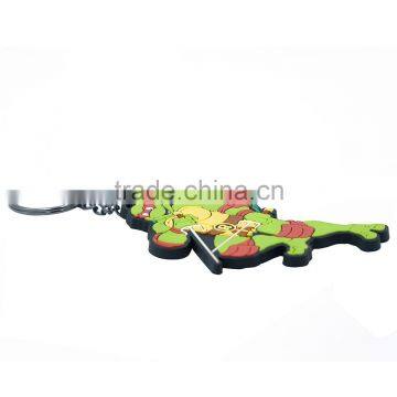 China Factory Wholesale Rubber Custom Decorating Pvc Silicone Keychain Keyring Gift photo-4