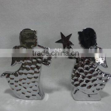 Plating Porcelain Apple Shape Decorations Holiday Decorations photo-3