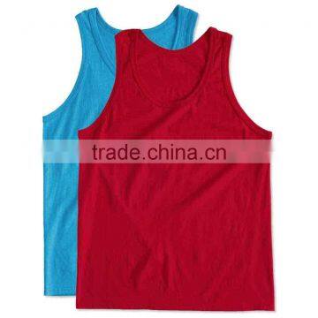 Men Summer Active Sleeveless Fashion Plain Dyed Fashion Sport Wear Yoga Tank Tops in Bulk Women Tank Top Wholesale