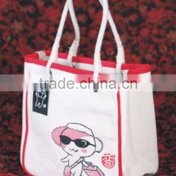 cotton canvas shoulder bag