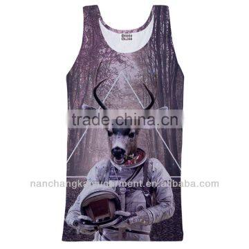 Sublimation tank tops for women 3d tank top in bulk