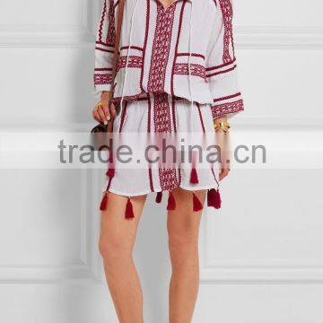 Latest Boho Embroidered Dress Hand Embroidery Design For Dress Girls Dress Names With Pictures HSD6857 photo-5