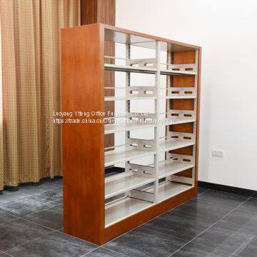 Double Column Book Storage Used School Library Furniture photo-5