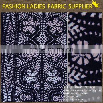 New Fashion 100% Rayon Challis Print Wholesale 100% Rayon Print for Lady's Dress photo-5