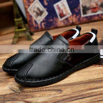 Dark Blue Genuine Leather Men Business Casual Shoes Fashion Best Quality, Lace up Relaxation Leather Shoes Men Fashion Style photo-4