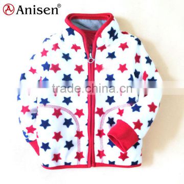 new fashion high quality windbreaker custom kids outwear jacket