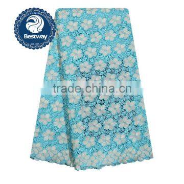 Nigerian Customized Factory Sale Swiss Volie Lace Fabric SL0427 photo-3