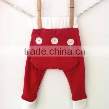 High Quality Pure Cotton Printed Heart At Front Of Top Kids Pajamas Sleepwear photo-3