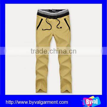 High Quality 100% Cotton Jogger Sweatpants Blank Plain Dyed Sweatpants Cheap Wholesale